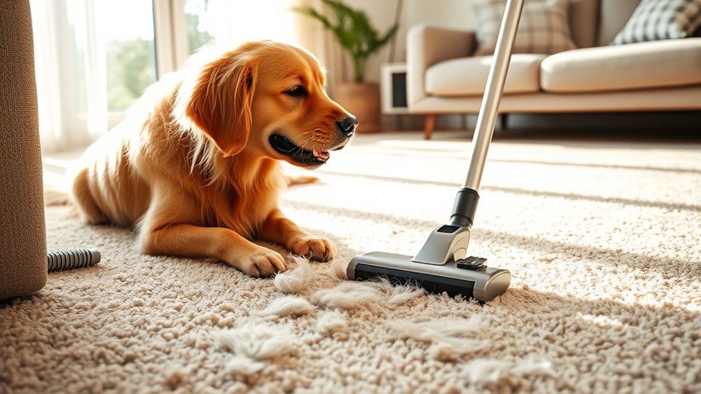 adjust vacuuming based on shedding