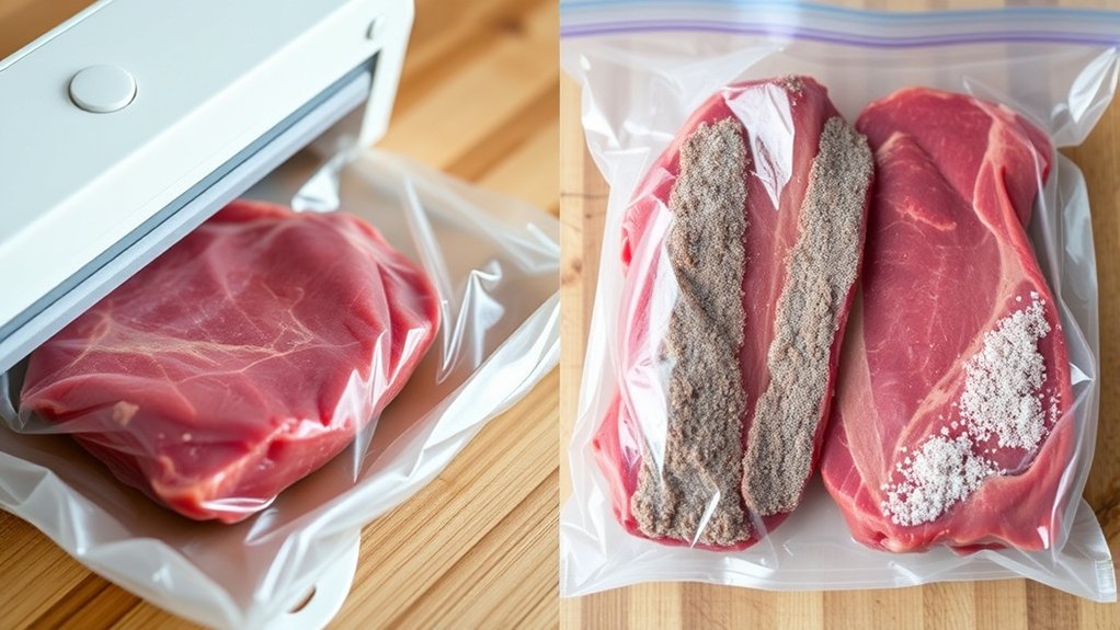 air exposure dries food