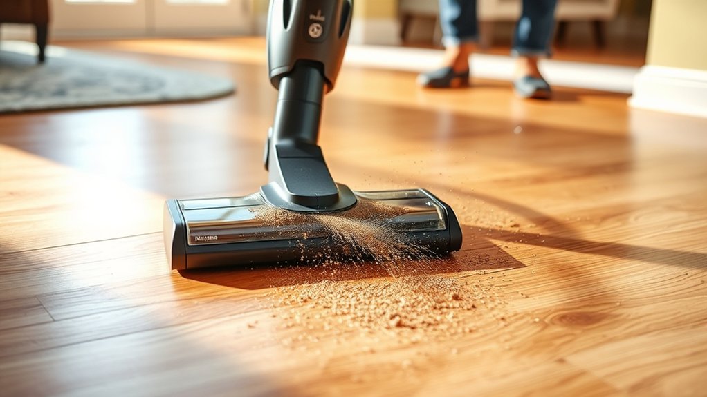 automatic adaptable floor cleaning
