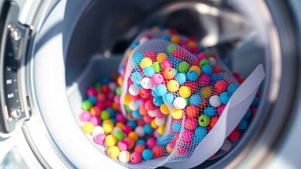 avoid washing loose beads