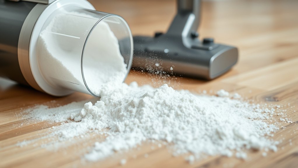 baking soda damages vacuum components