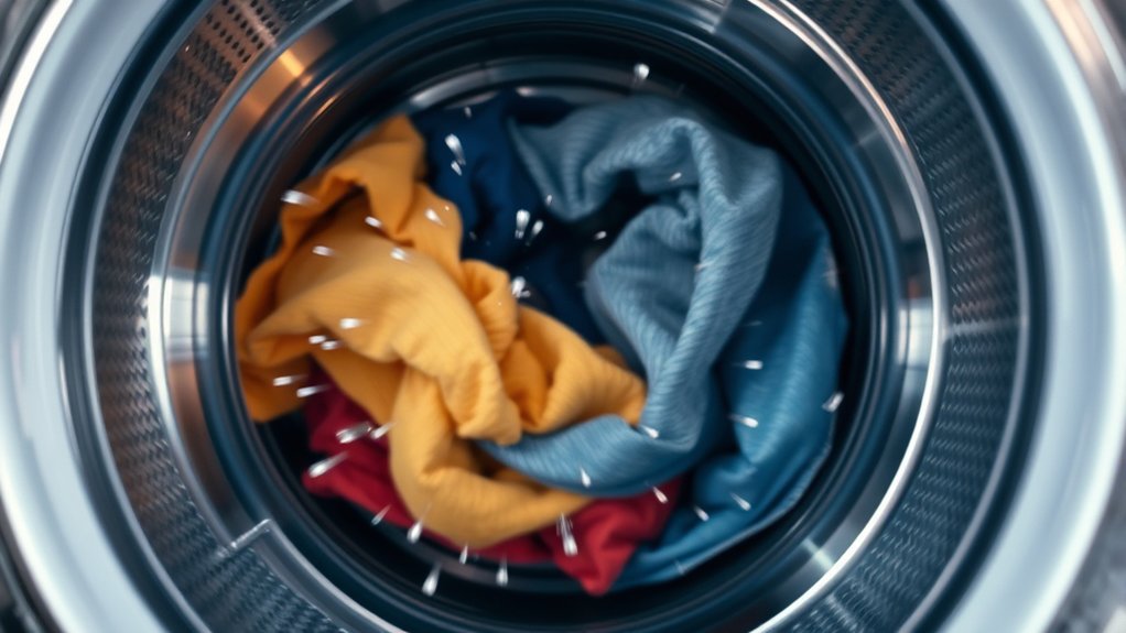 centrifugal force removes water