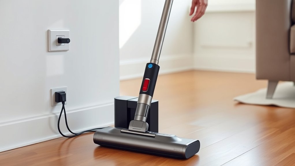 charge shark vacuum properly