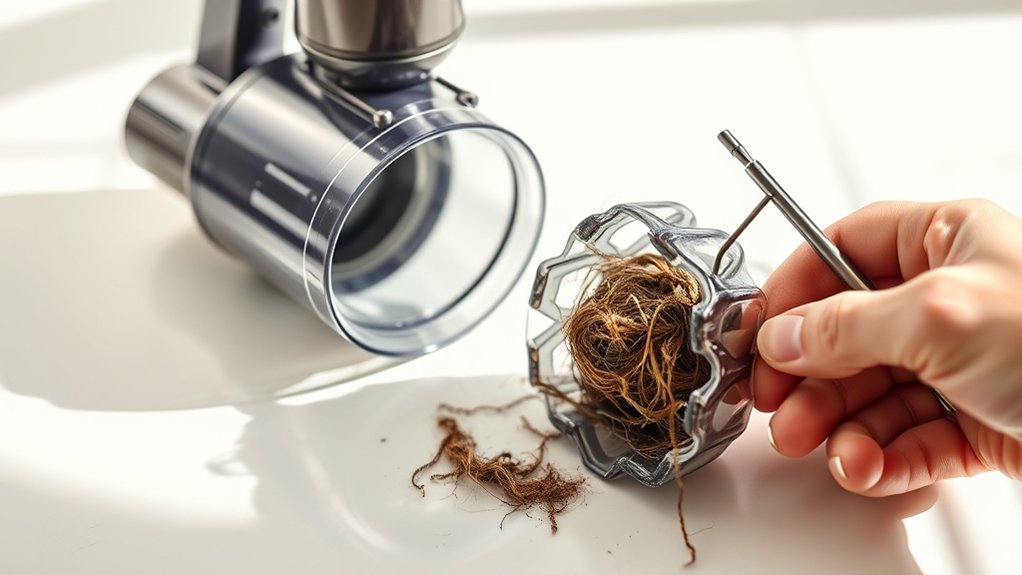 check for vacuum blockages