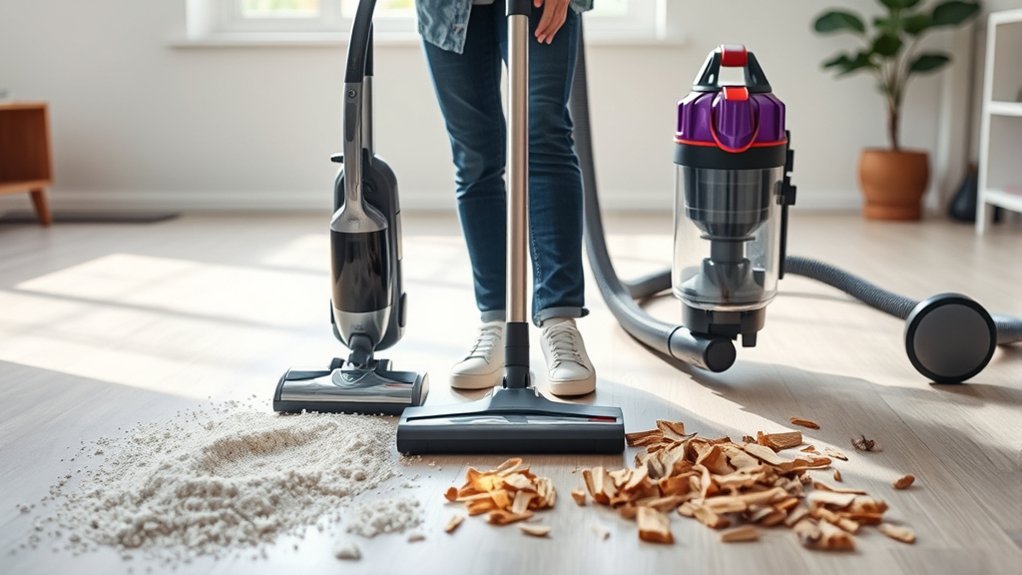 choose appropriate waste vacuum