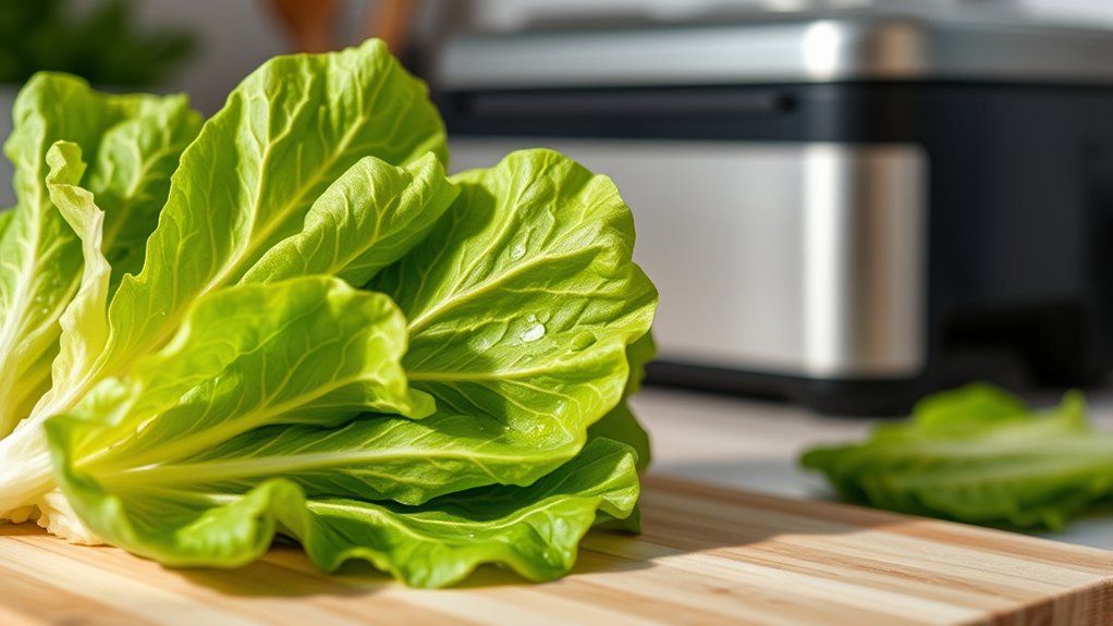 choose firm dry lettuce