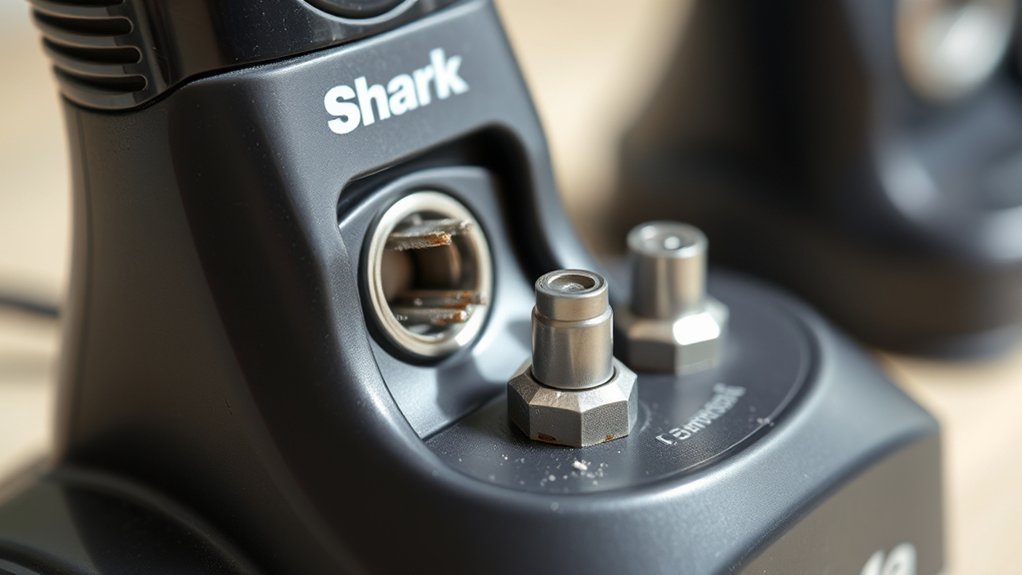 clean contacts for proper charge