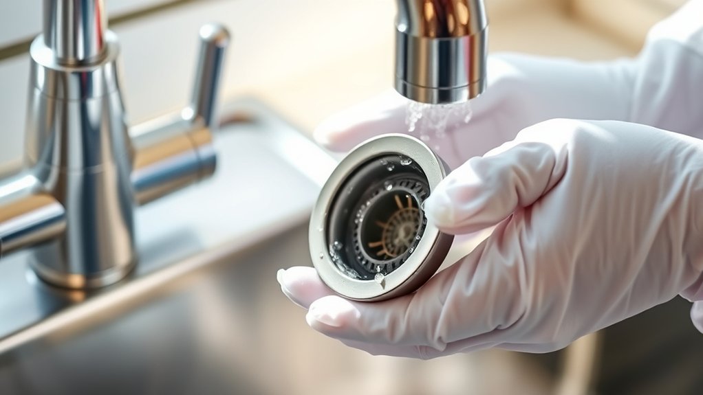 clean faucet aerator regularly