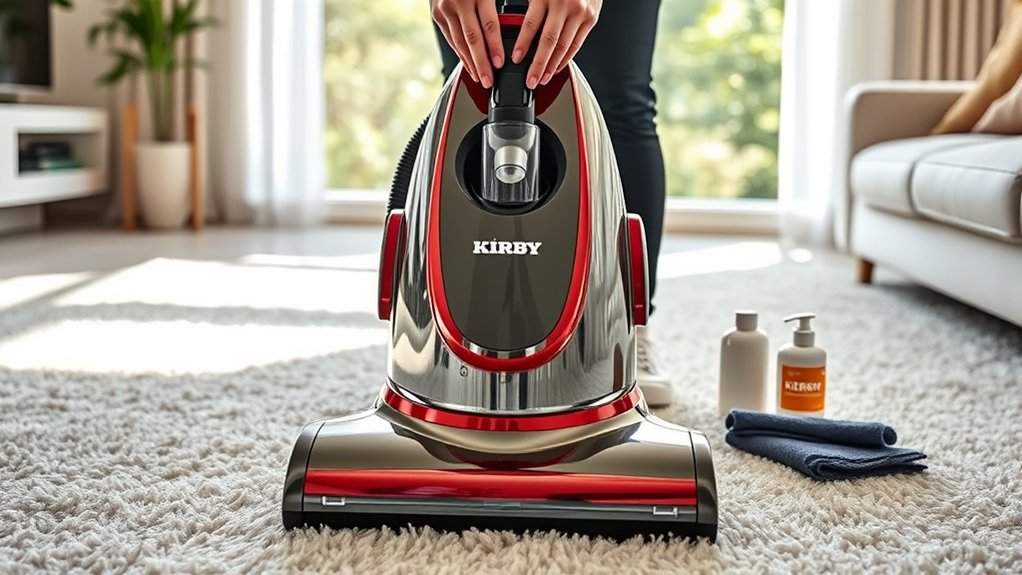 cleaning carpet thoroughly