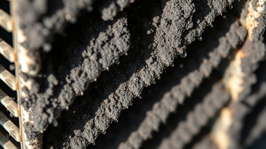 clogged coil reduces airflow
