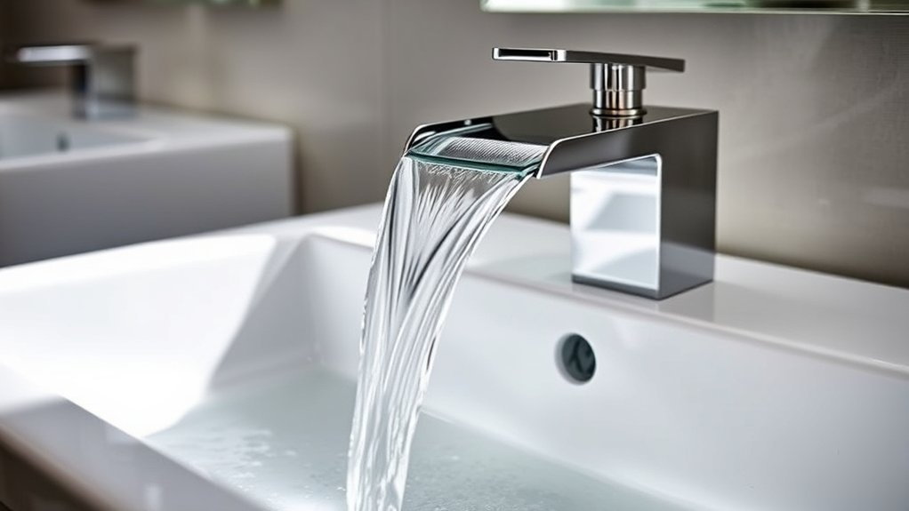 delta waterfall faucet collections
