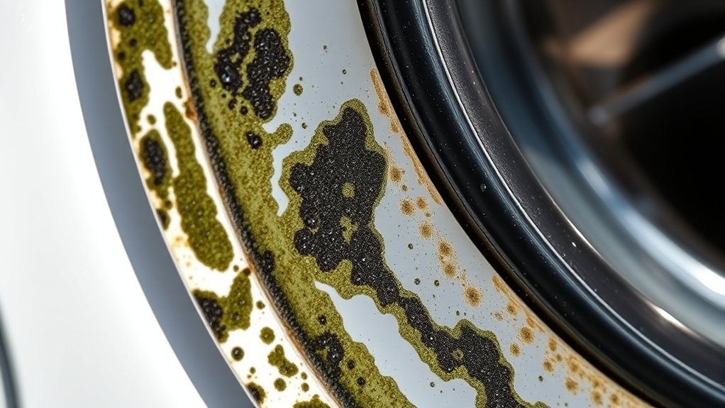detecting mold on washing seal