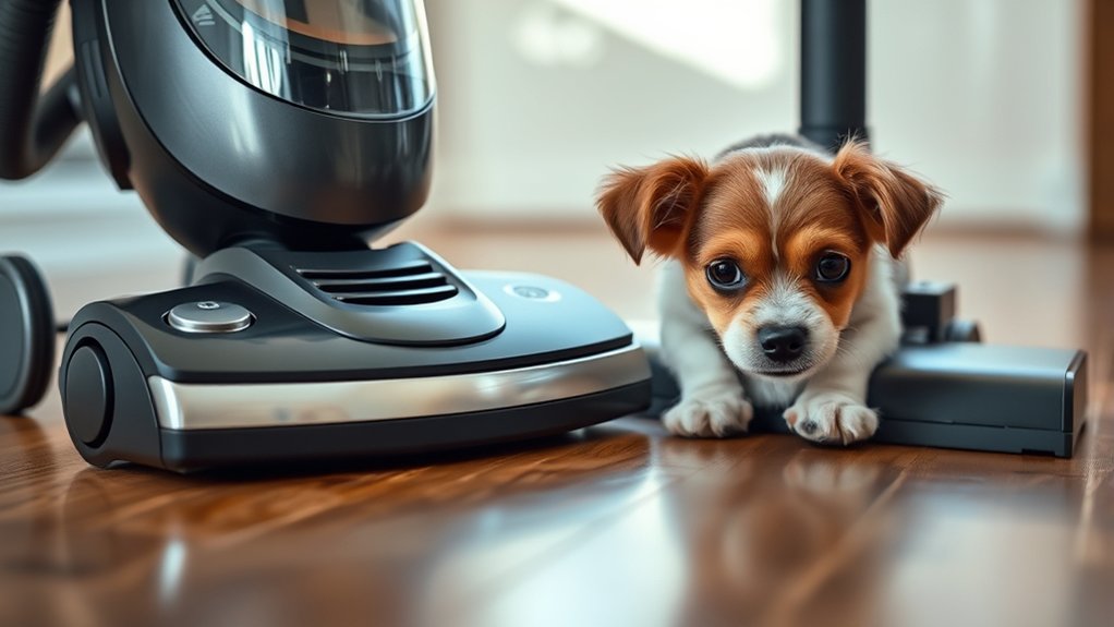 dog fear of unfamiliar appliances
