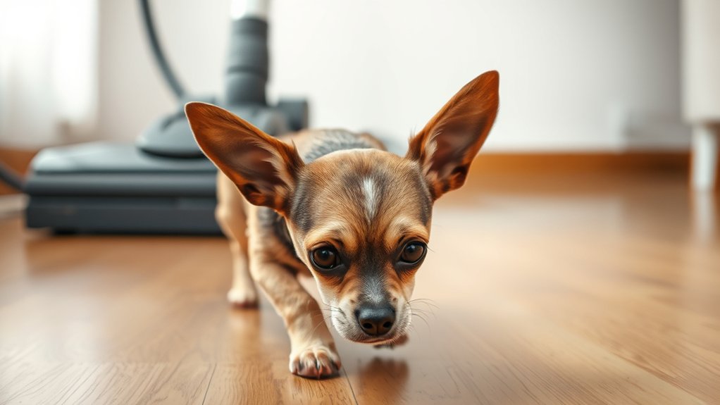 dogs fear noisy vacuums