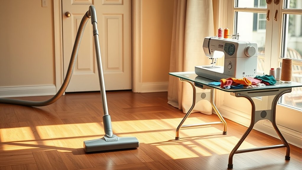 efficient cleaning and sewing
