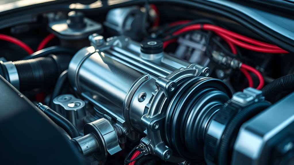 electric compressor efficiently cools