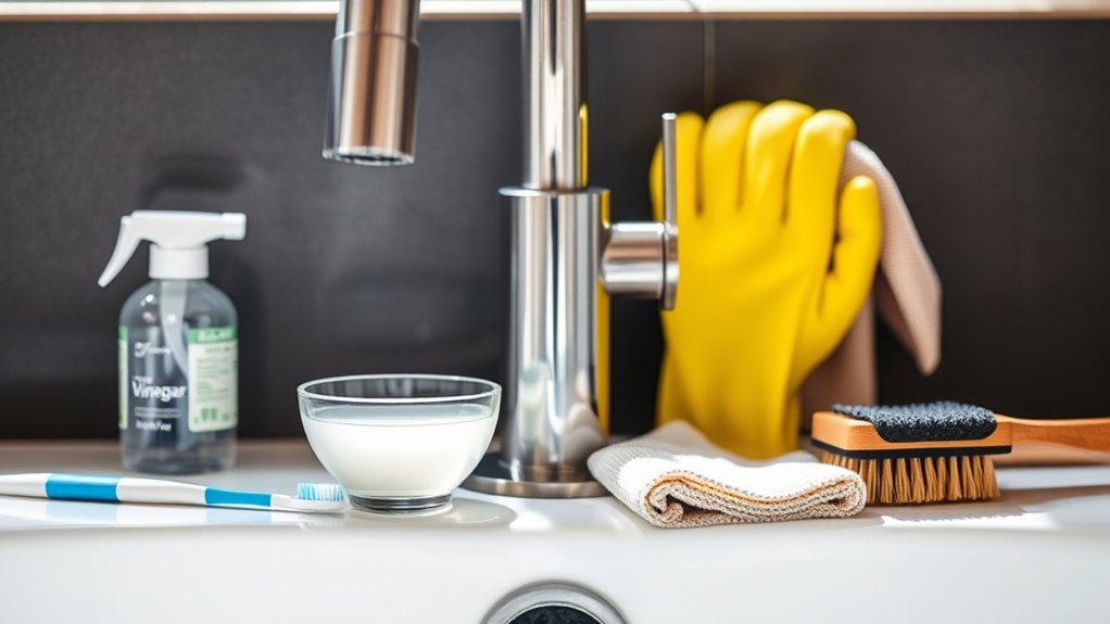 essential tools for faucet cleaning