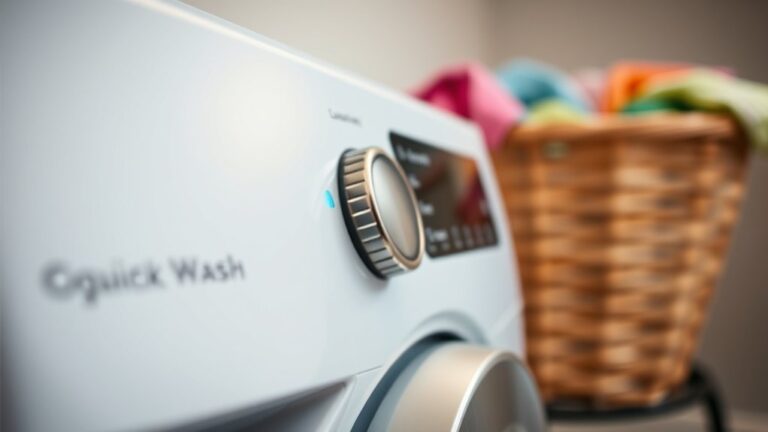 fast laundry cycle option