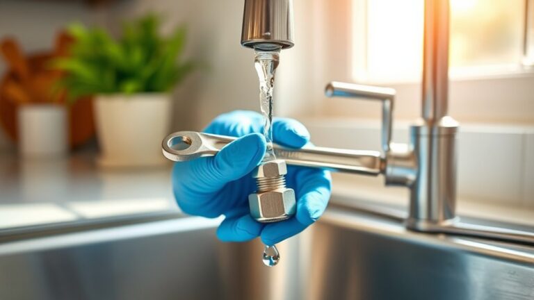 fix leaking kitchen faucet