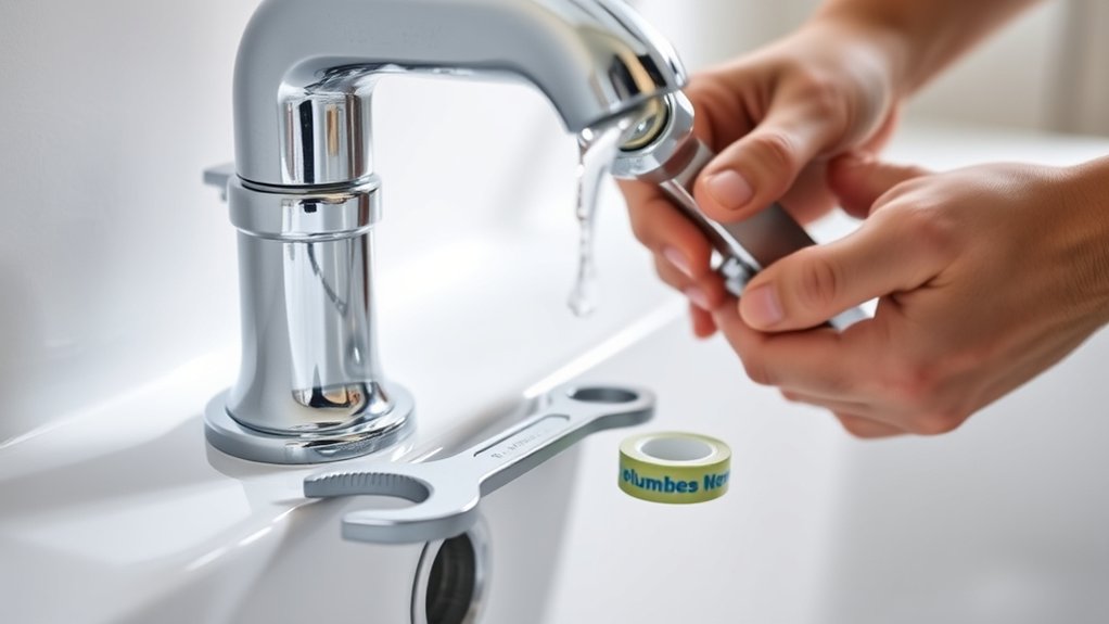 fixing a dripping faucet