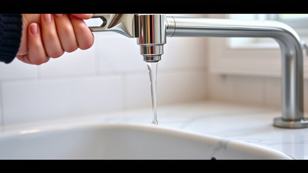 fixing bathroom faucet