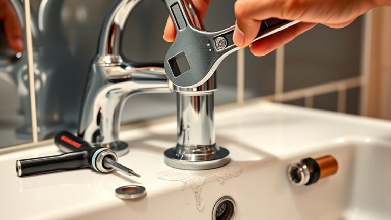 fixing bathroom faucet leaks
