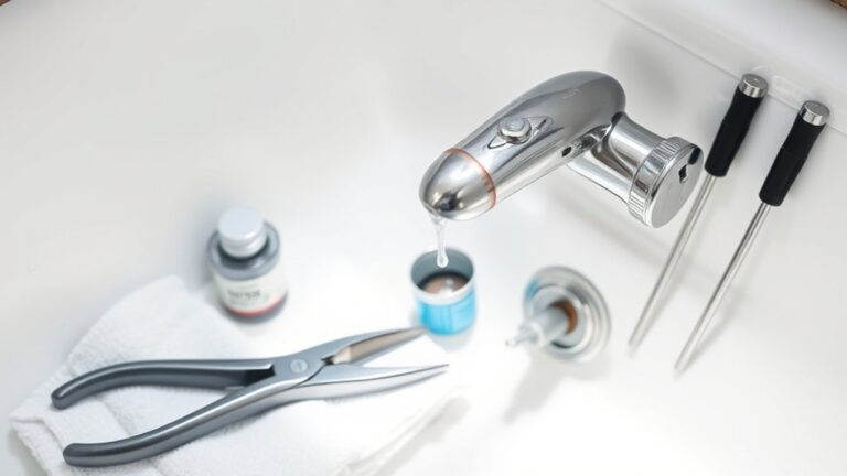 fixing faucet leak
