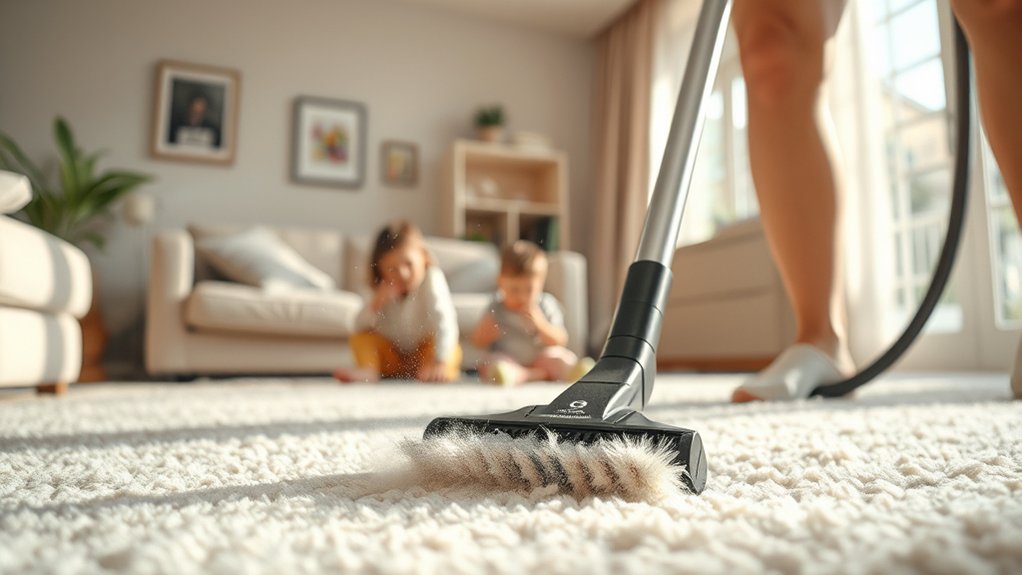frequent vacuuming for allergies