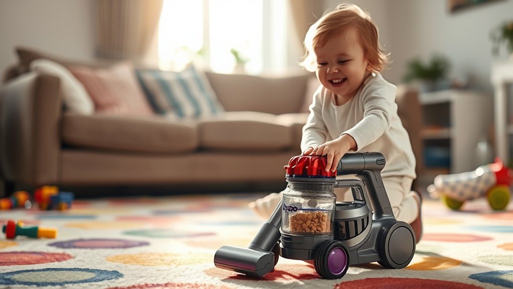 fun colorful interactive cleaning