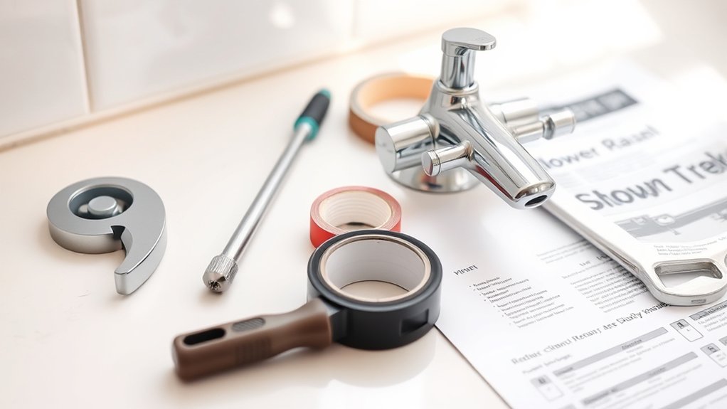 gather essential plumbing tools
