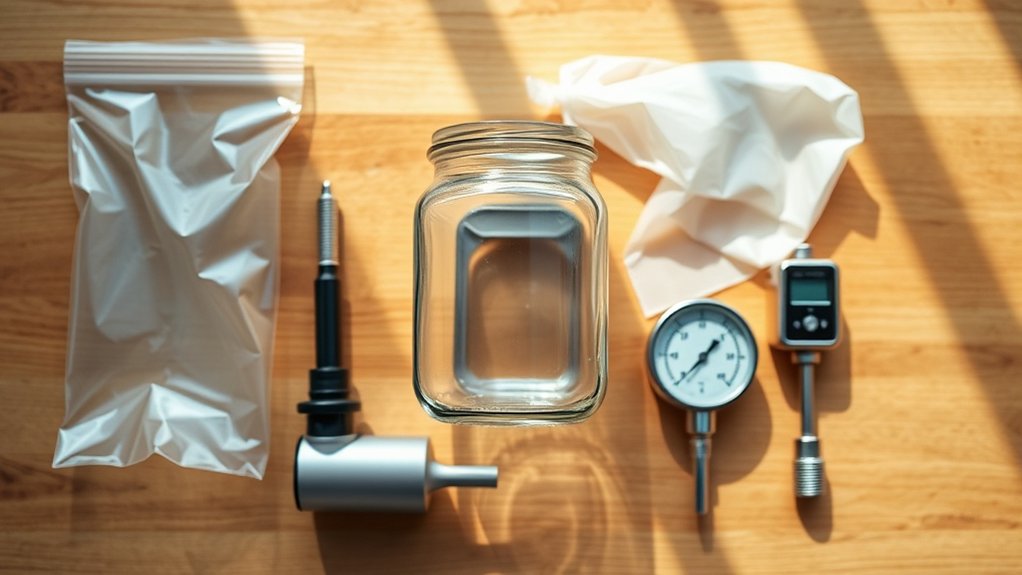 gather materials for vacuum