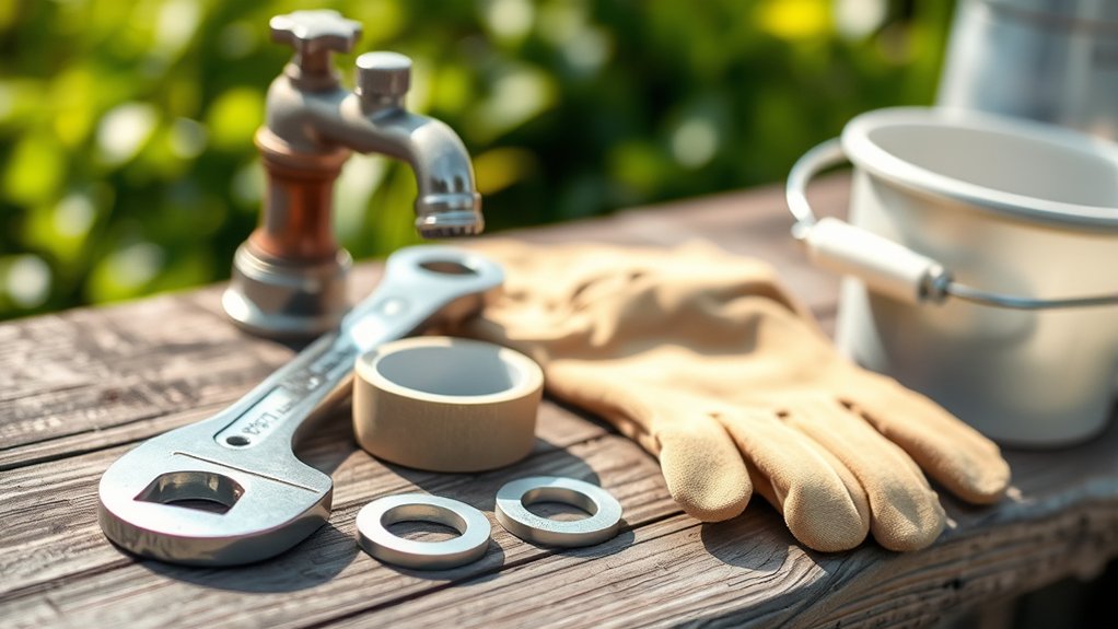 gather tools and repair supplies