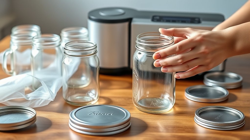 gather tools for sealing