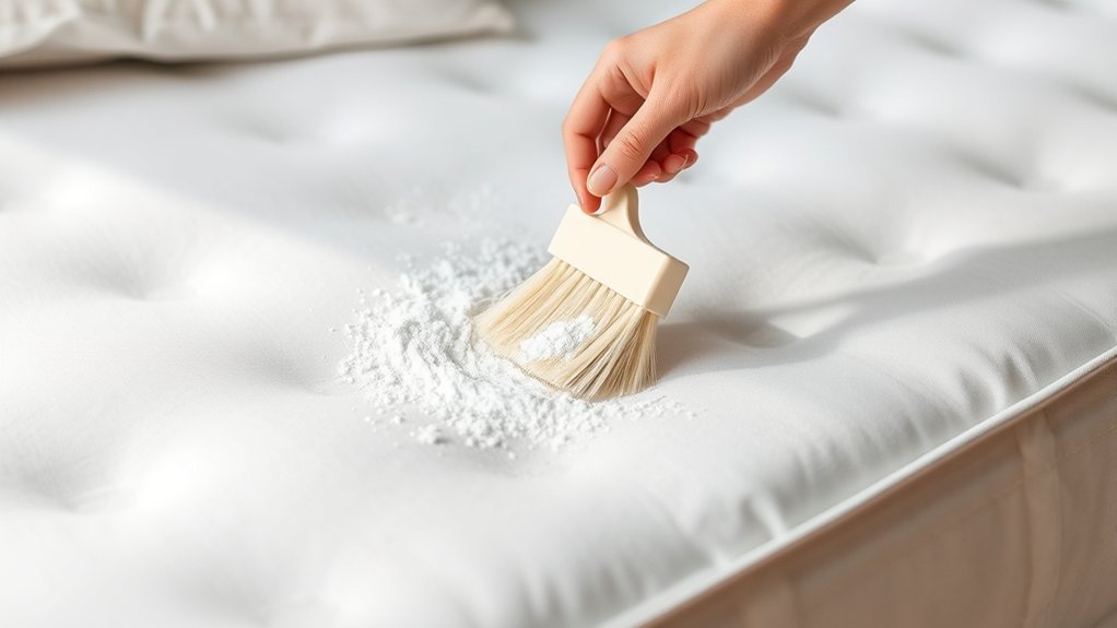 gentle brushing preserves mattress