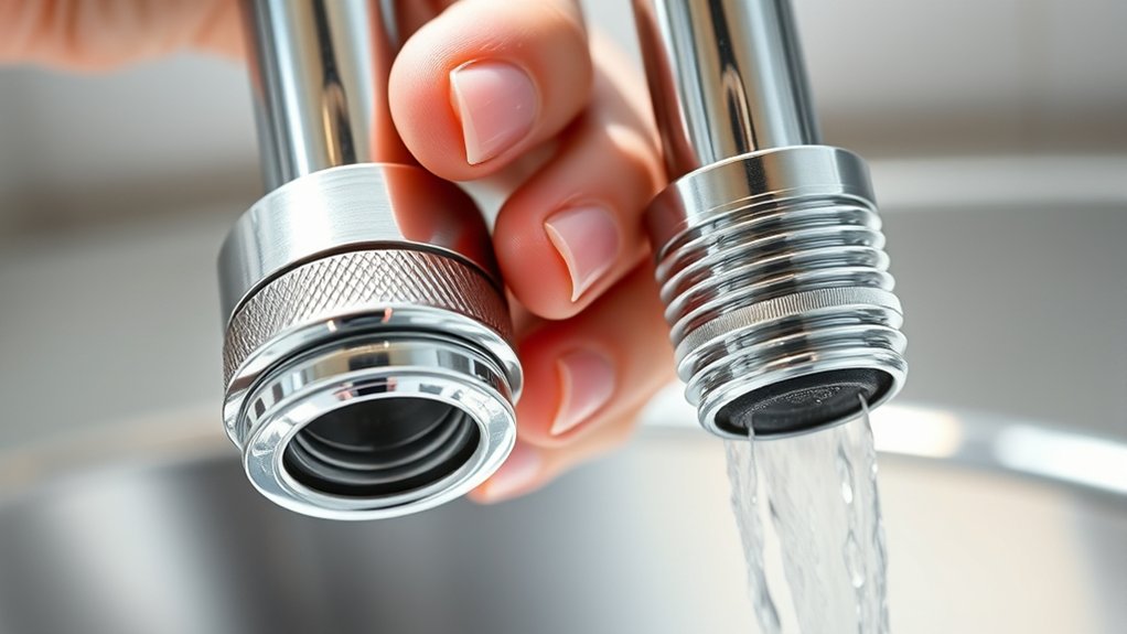 identify faucet aerator type