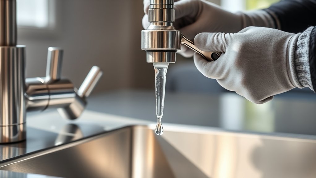 identify faucet leak cause
