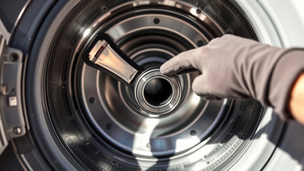 identify washer grinding source