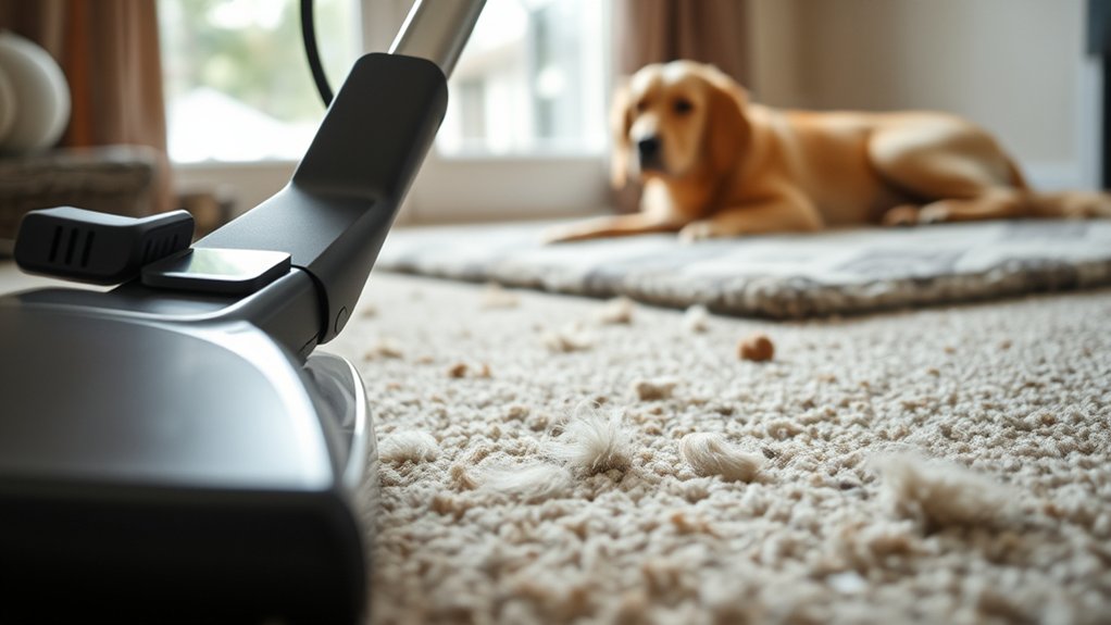 increased pet hair cleaning