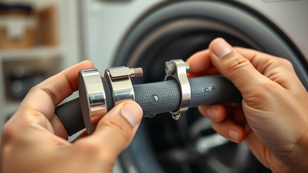 inspect hoses for damage