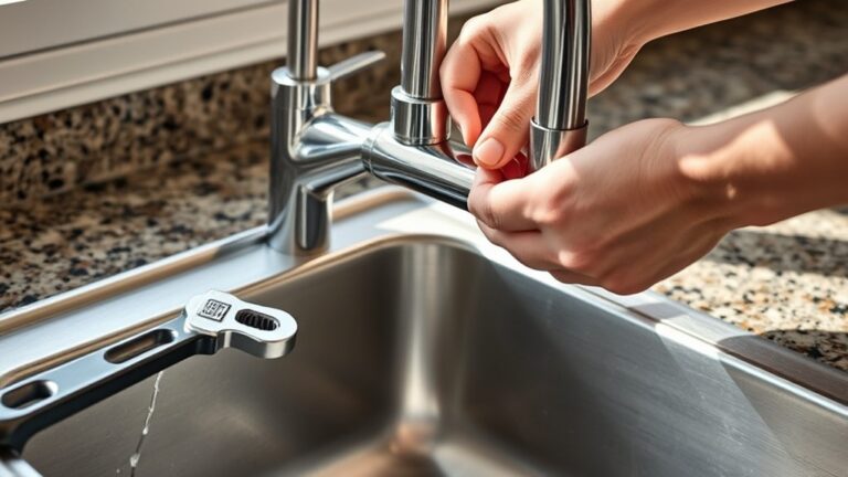 install kitchen faucet easily