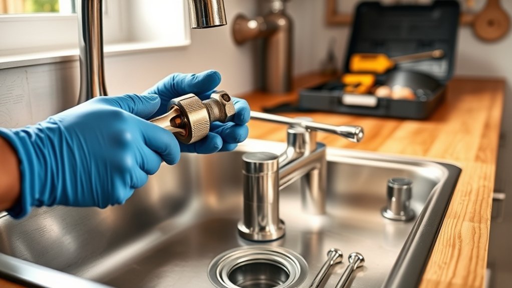 installing faucet step by step
