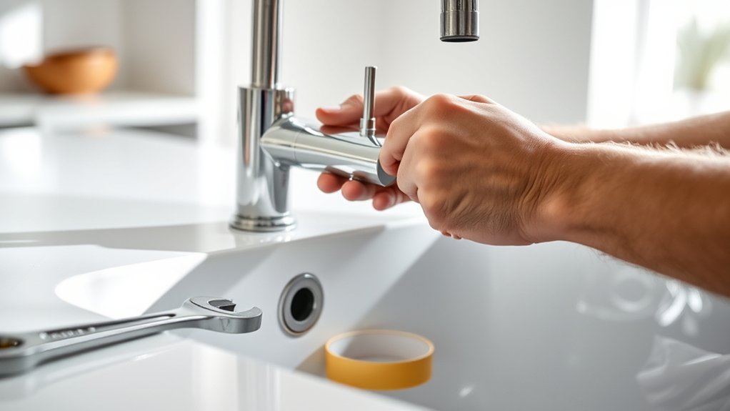 installing kitchen faucet instructions