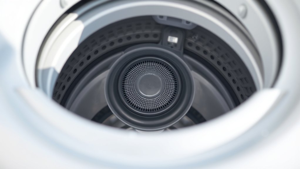 locate washer filter panel