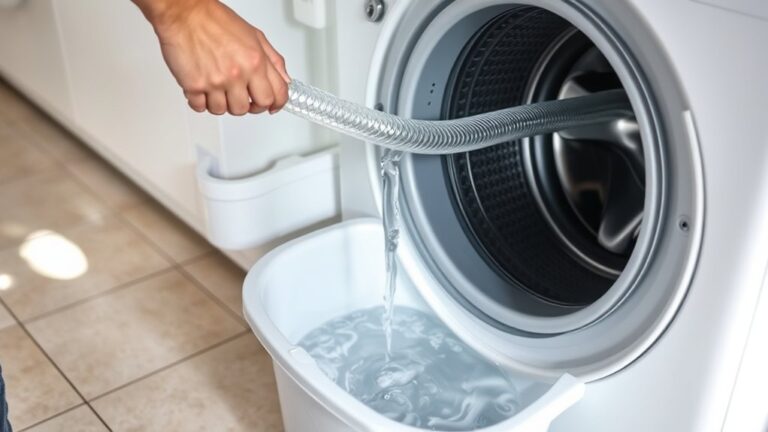 manual drain washing machine