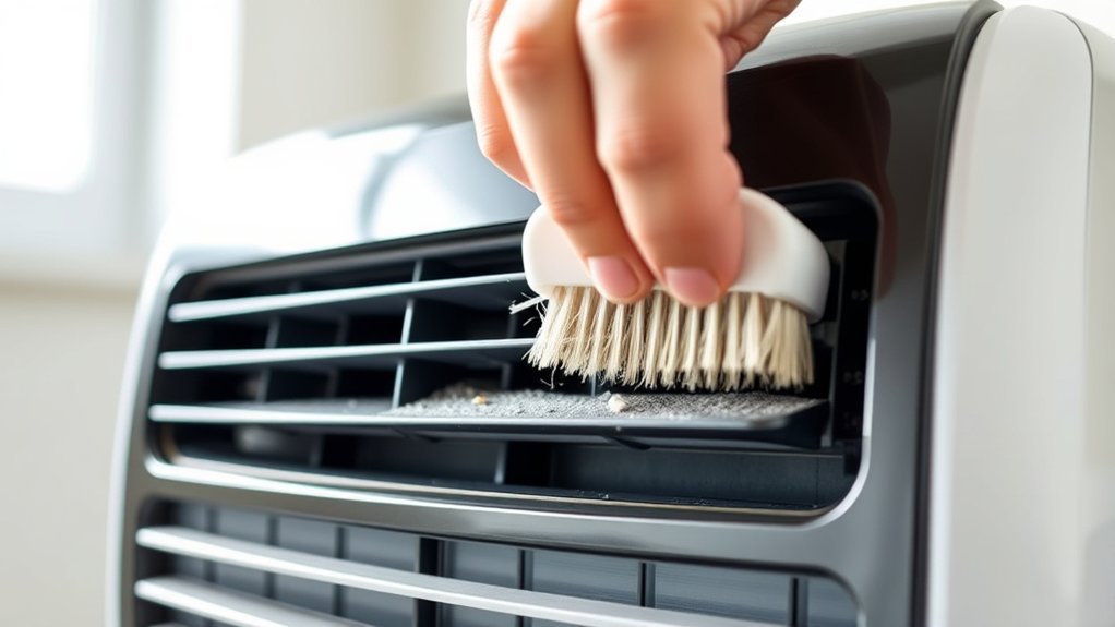 open clean and unobstructed vents