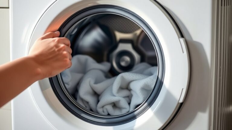 open washing machine door