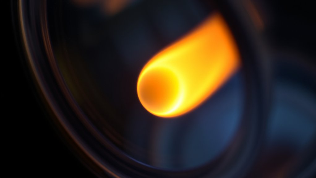 oxygen influences flame appearance
