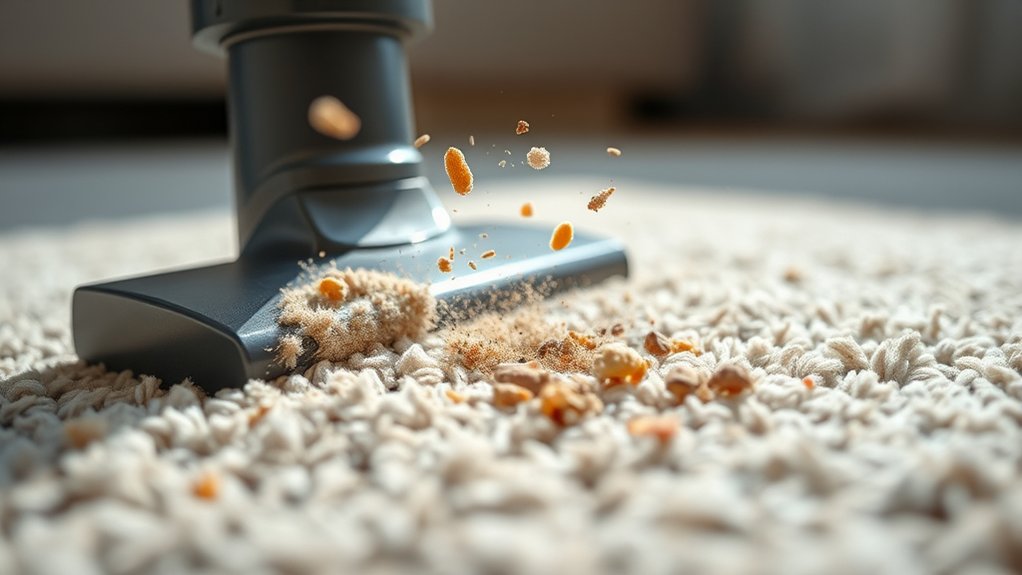 particles vacuum cleaners pick up