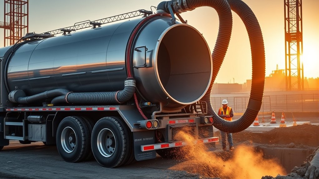 powerful waste removal vehicle