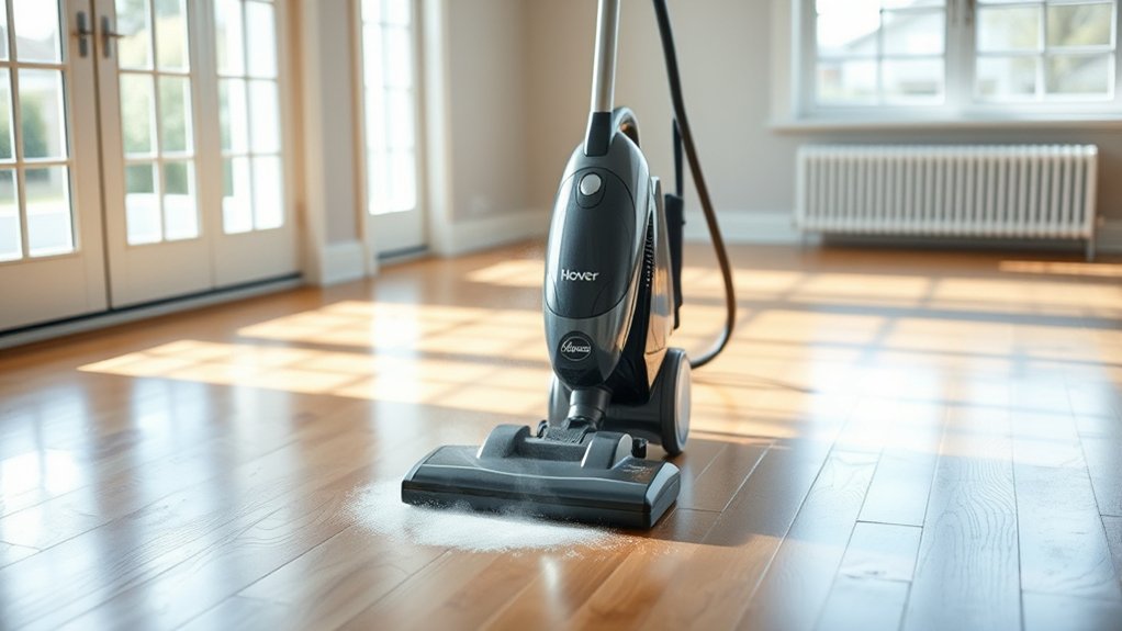 prepare floors for steam cleaning